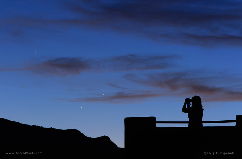 Jupiter, Venus & Mercury