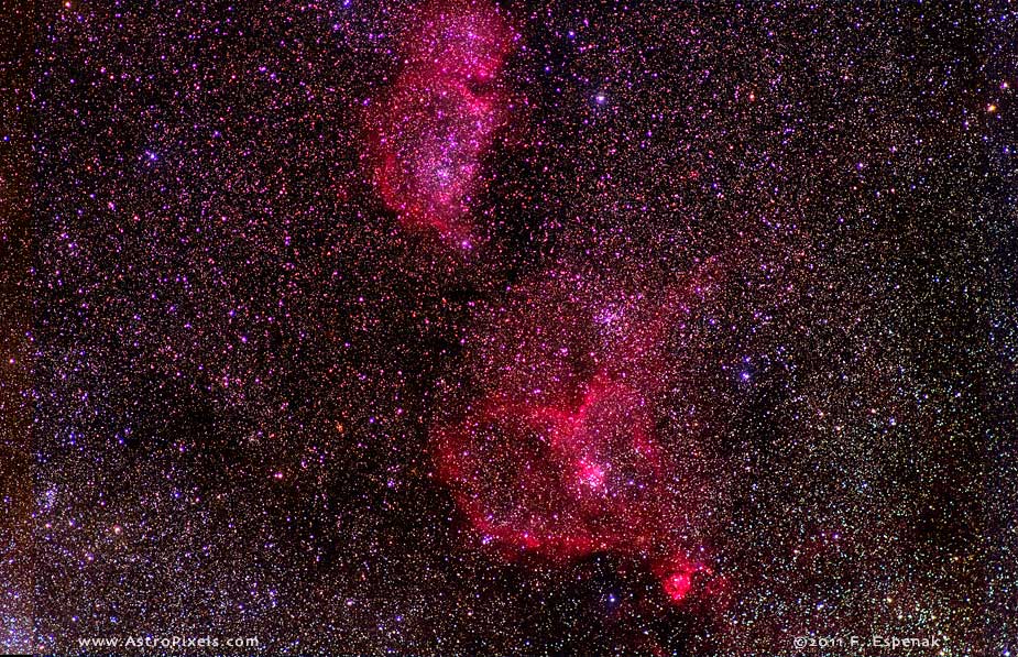 Heart and Soul Nebulae