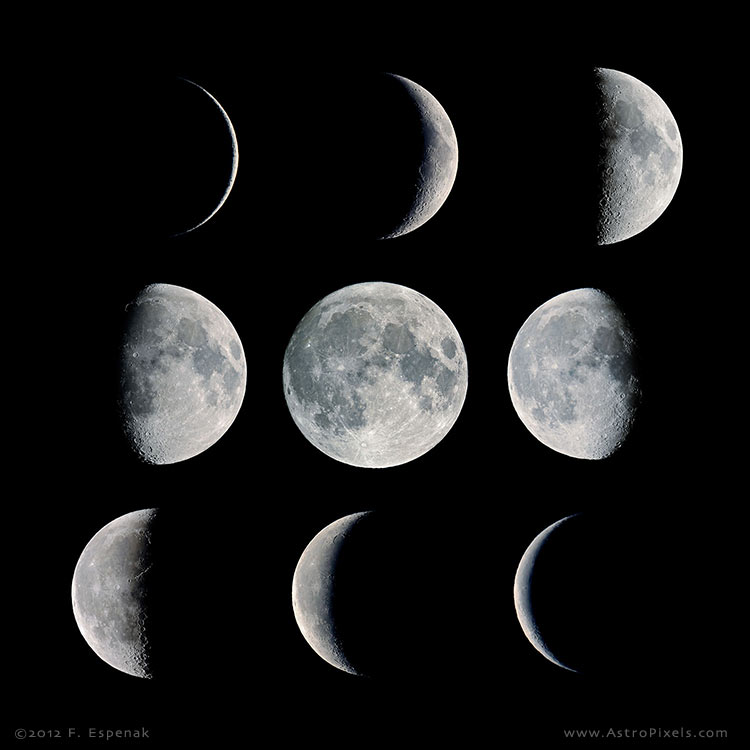 Moon Phase Mosaic