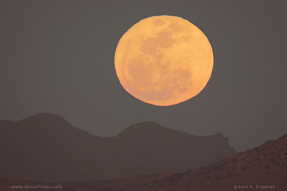 Super Moon Rise Over the Peloncillo Mtns - 2