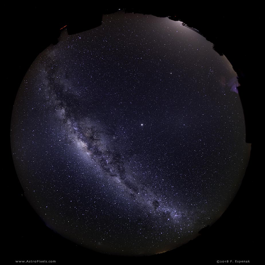 Fisheye: Milky Way - Early Morning