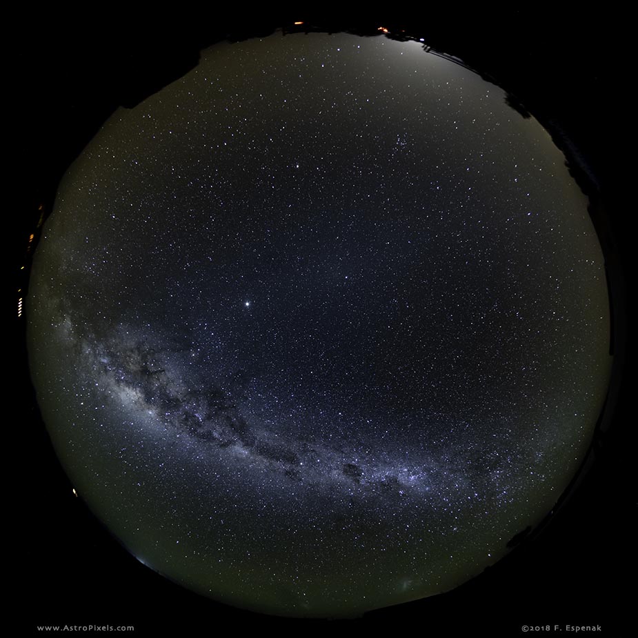 Fisheye: Milky Way - Midnight