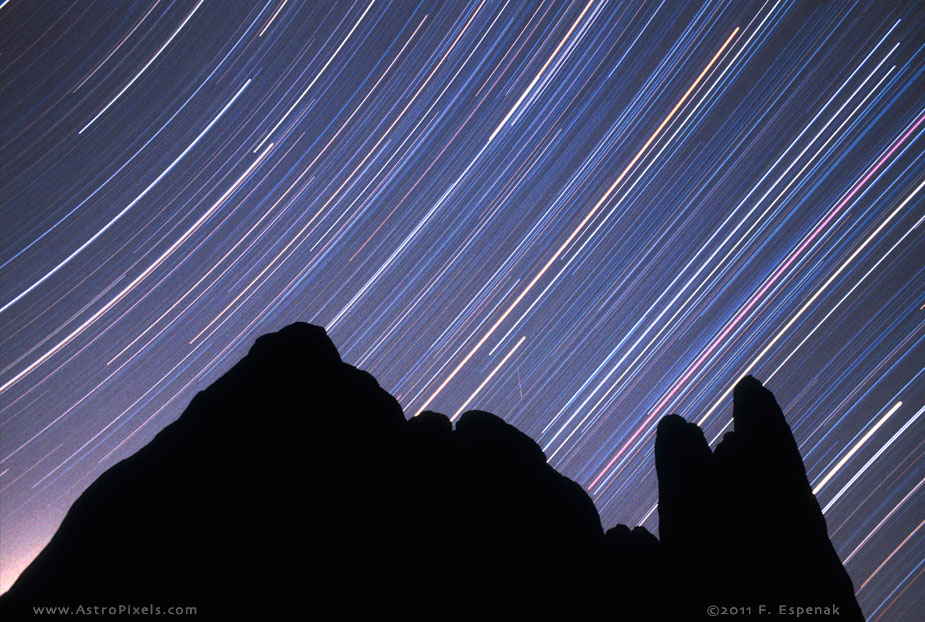 Star Trails and Arch